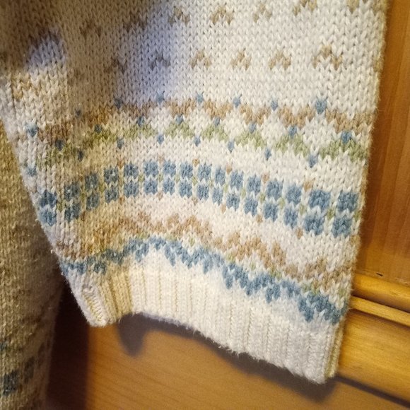 Design & Co Lane Bryant Fair Isle Nordic Turtle Neck Sweater Size 22/24 (T-329) - Picture 6 of 8